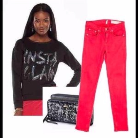 JUICY COUTURE Sweatshirt Top Scuba Sequin Long Sleeve Black Insta-Glam - Picture 3 of 4